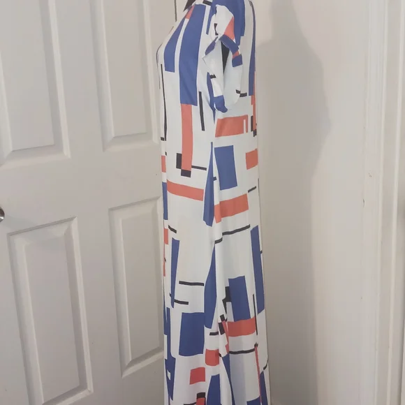 Colorful Geometric Dress Top - Picture 8 of 11